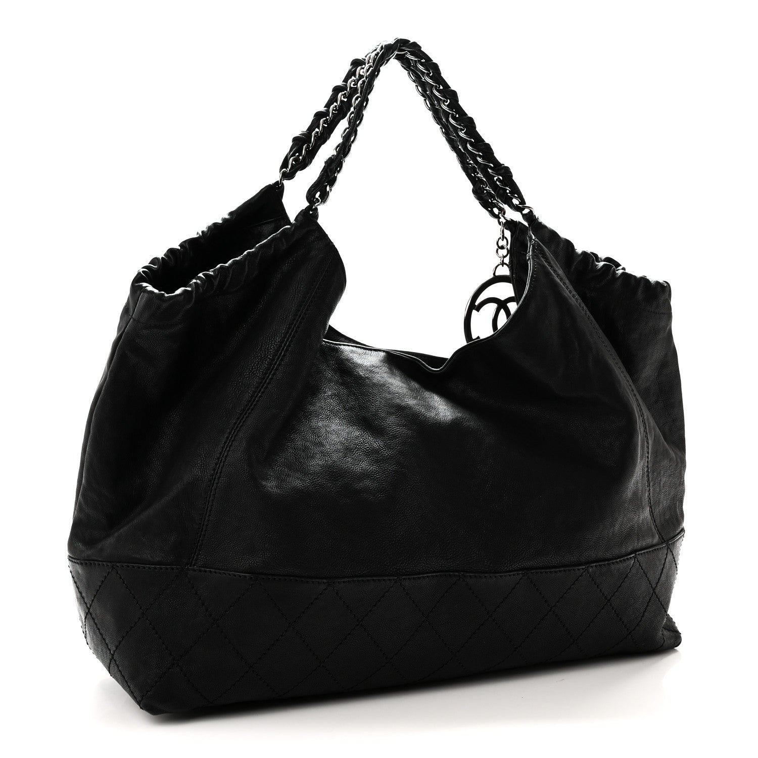 Chanel Calfskin Baby Coco Cabas Black 4 of 11