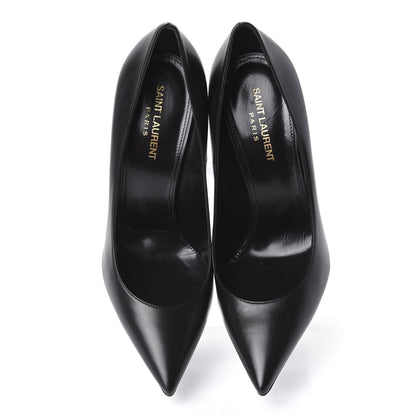 Saint Laurent Calfskin Opyum 110 Pumps 39 Black Gold 5 of 11