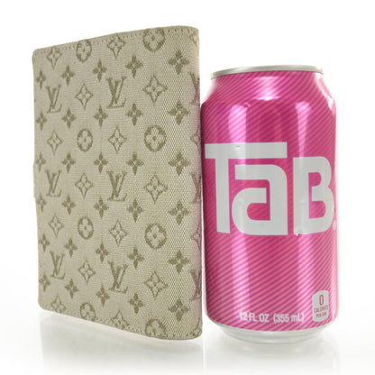 Louis Vuitton Mini Monogram Small Ring Agenda Light Kaki 2 of 7