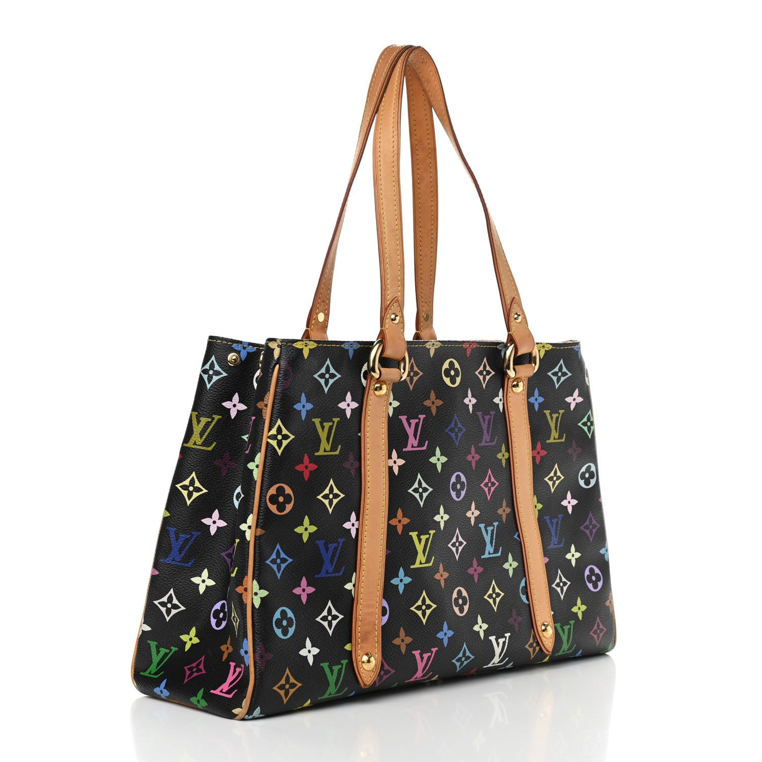 Louis Vuitton Monogram Multicolor Aurelia MM Black 3 of 13