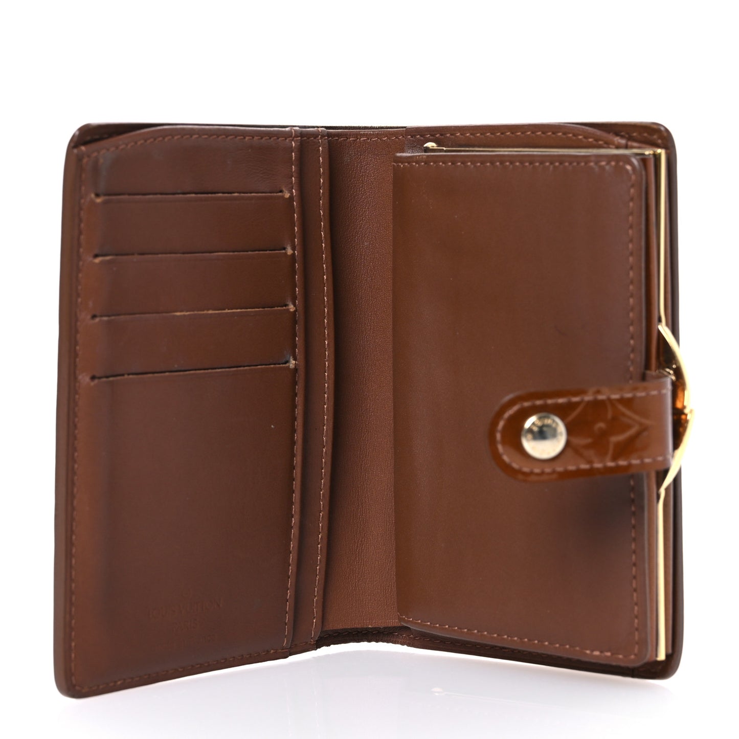 Vernis French Purse Wallet Bronze