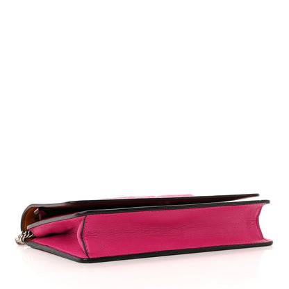 Givenchy Lambskin Emblem Chain Wallet Cyclamen 8 of 11