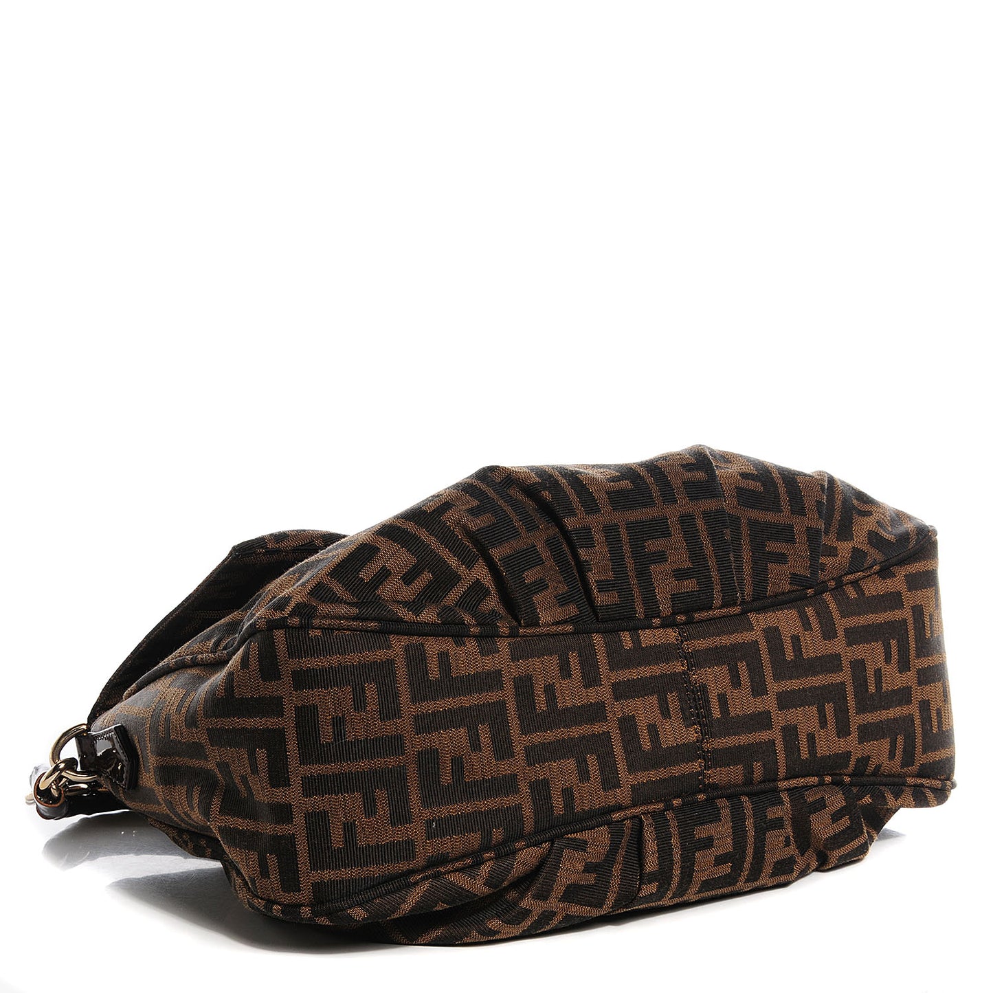 Zucca Patent Mia Shoulder Flap Tobacco