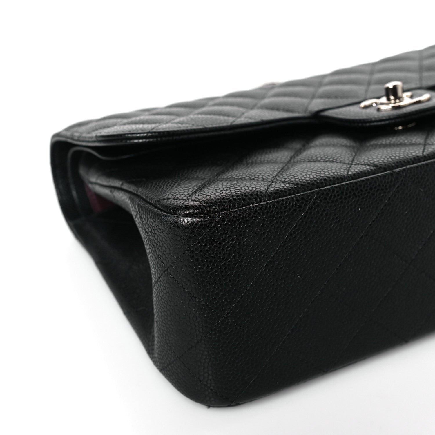Chanel Caviar Quilted Jumbo Double Flap Black 8 of 9