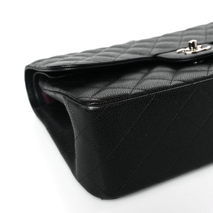 Chanel Caviar Quilted Jumbo Double Flap Black 8 of 9