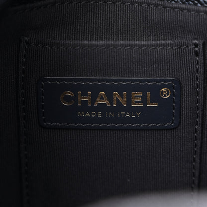 Chanel Iridescent Caviar Quilted My Perfect CC Bucket Drawstring Bag Blue 6 of 12