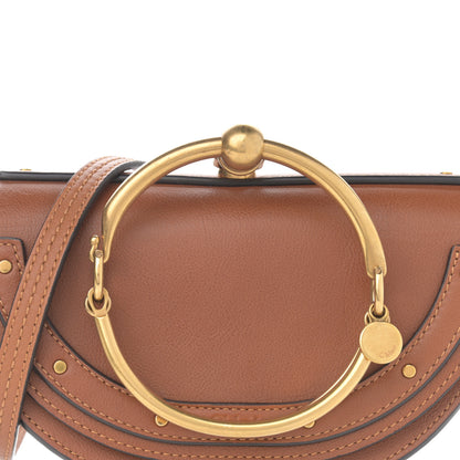 Chloe Calfskin Small Nile Bracelet Minaudiere Bag Caramel 7 of 9