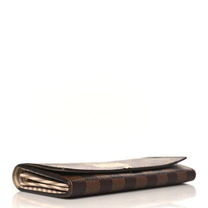 Louis Vuitton Damier Ebene Trunks and Locks Sarah Wallet 4 of 7