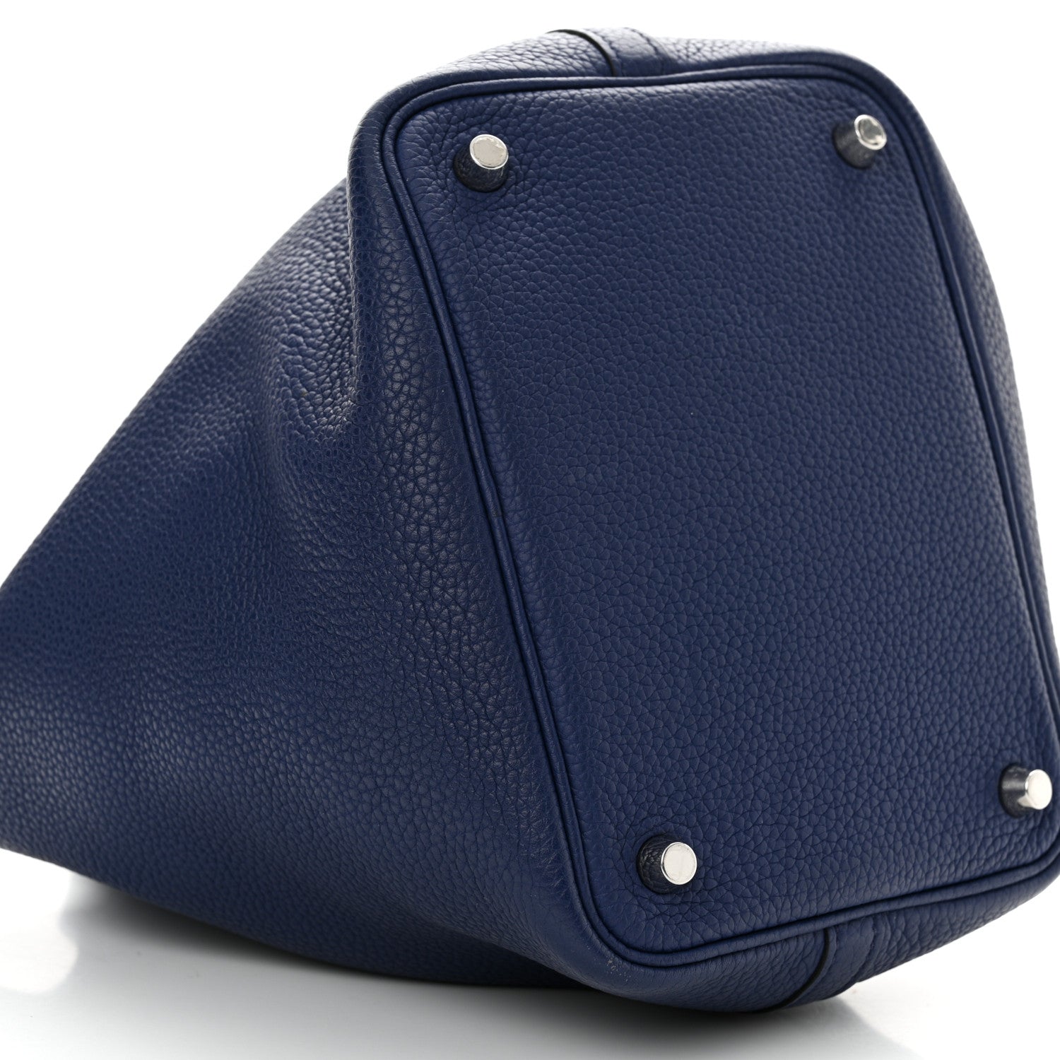 Hermes Taurillon Clemence Picotin Lock 18 PM Bleu Saphir 9 of 12