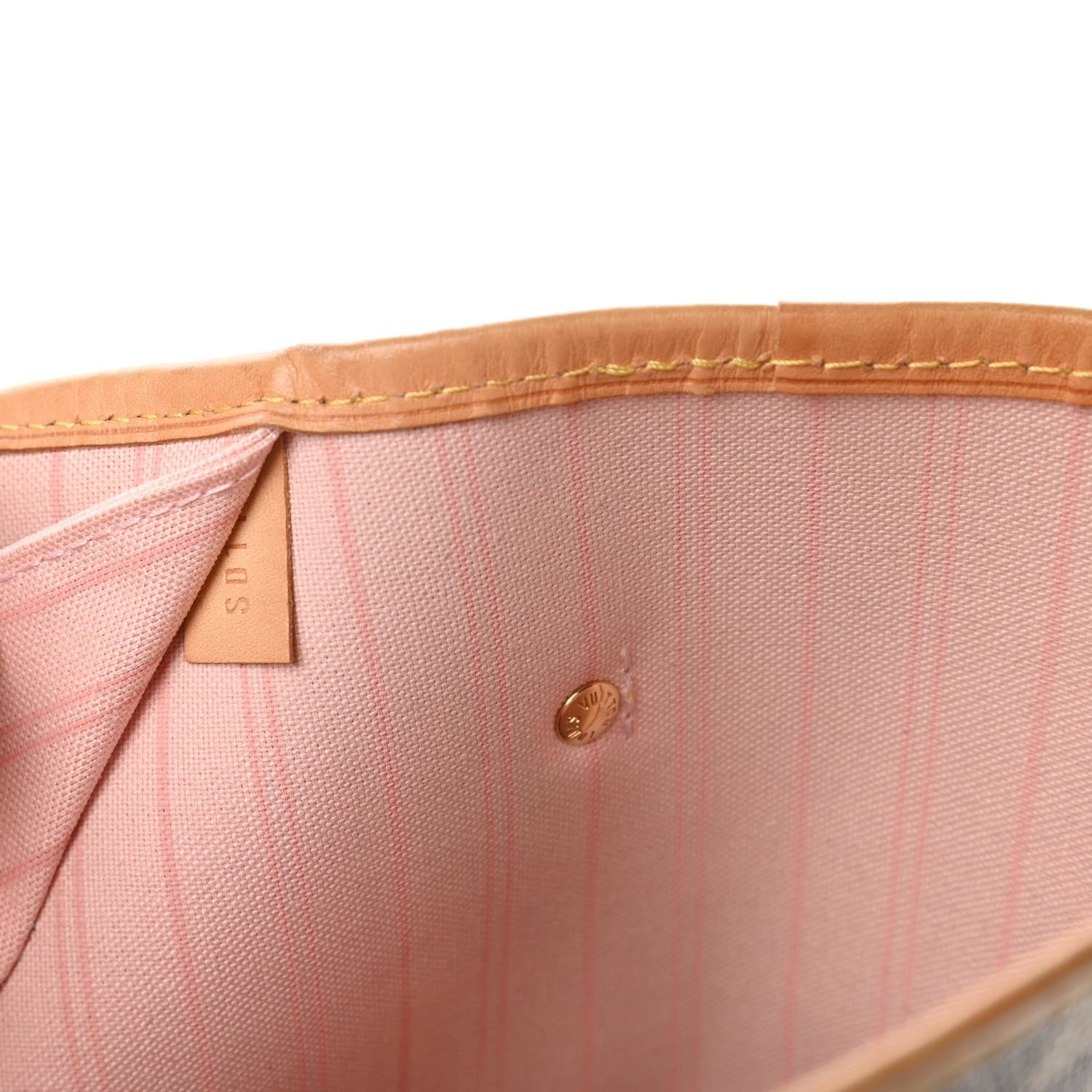 Louis Vuitton Damier Azur Neo Neverfull MM Rose Ballerine 9 of 10