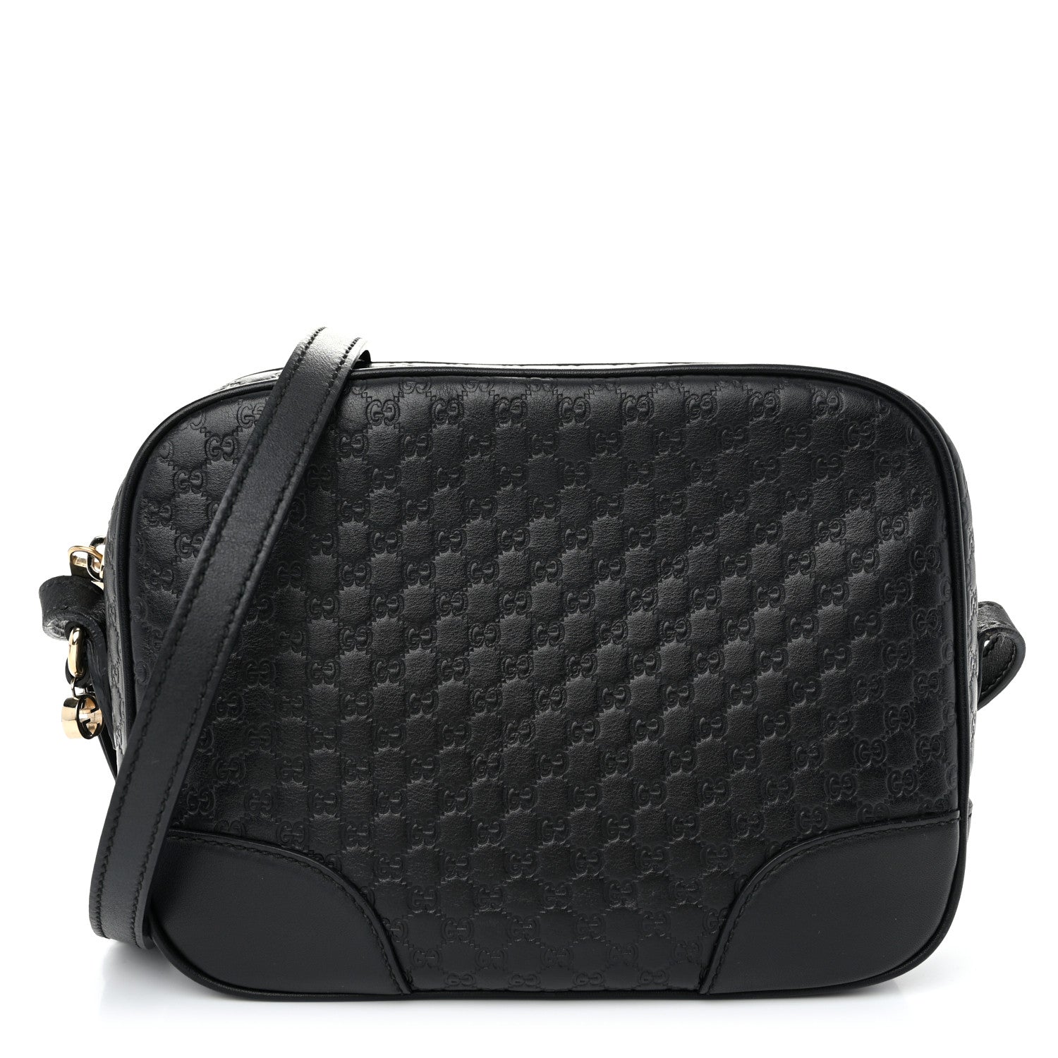 Gucci Microguccissima Mini Bree Messenger Bag Black 1 of 12