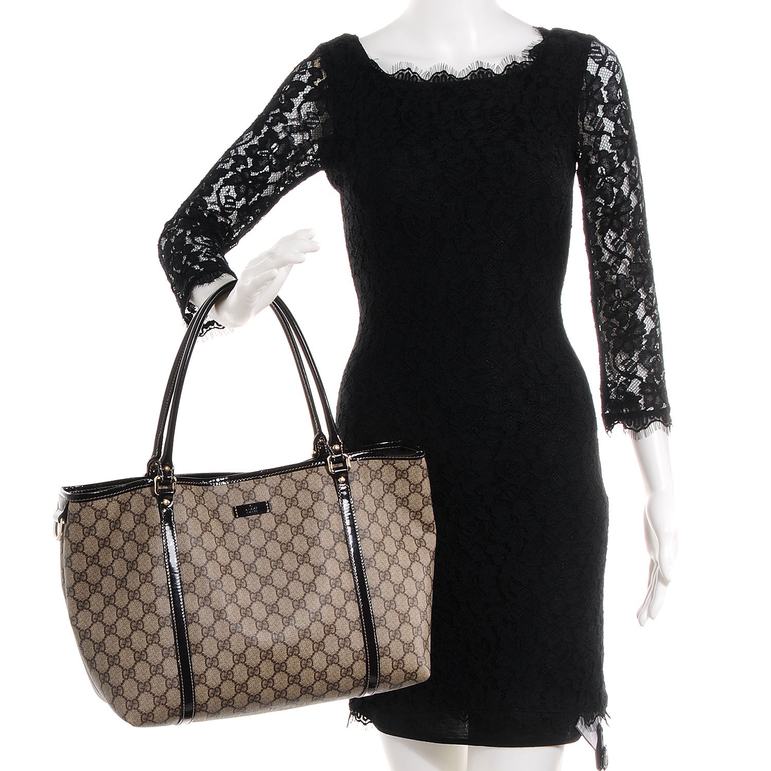 Gucci GG Plus Monogram Medium Joy Tote Brown 2 of 7