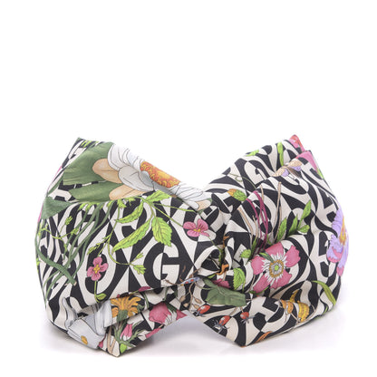 Gucci Silk G Rhombus Flora Print Headband M Multicolor 1 of 5