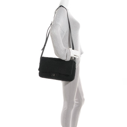 Chanel Easy Tweed Jumbo Reissue Messenger Flap Black 2 of 8