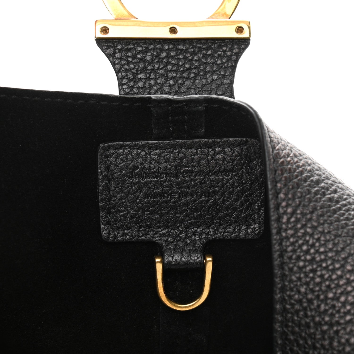 Salvatore Ferragamo Calfskin Margot Hobo Black 7 of 11