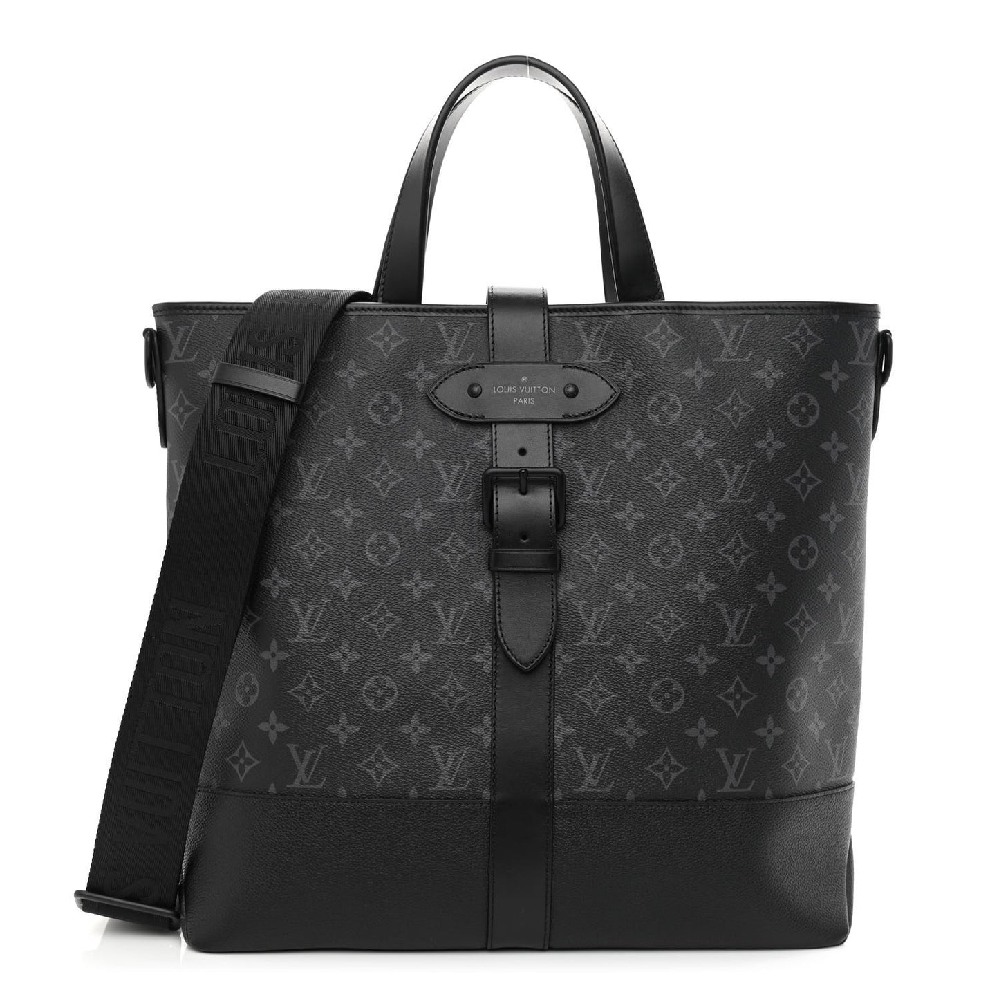 Monogram Eclipse Saumur Tote Black