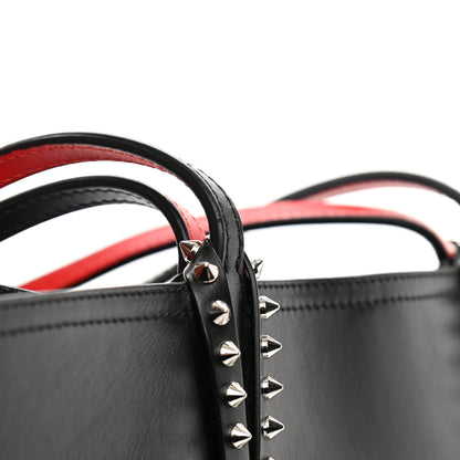Christian Louboutin Calfskin In Love East West Cabata Tote Black Multicolor 17 of 17