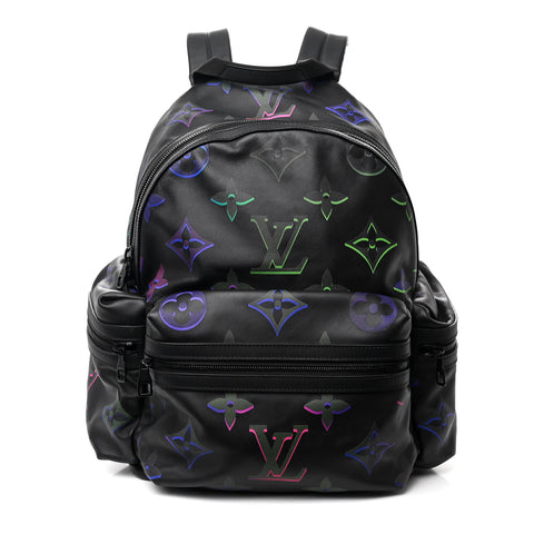 Calfskin Monogram Spotlight Comet Backpack Black Borealis