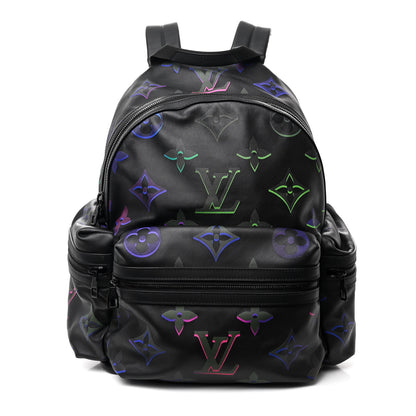 Louis Vuitton Calfskin Monogram Spotlight Comet Backpack Black Borealis 1 of 10