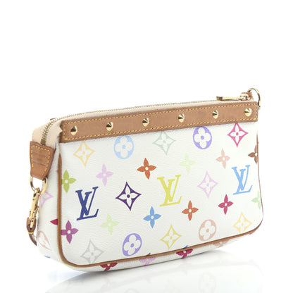 Louis Vuitton Monogram Multicolor Pochette Accessories White 5 of 19