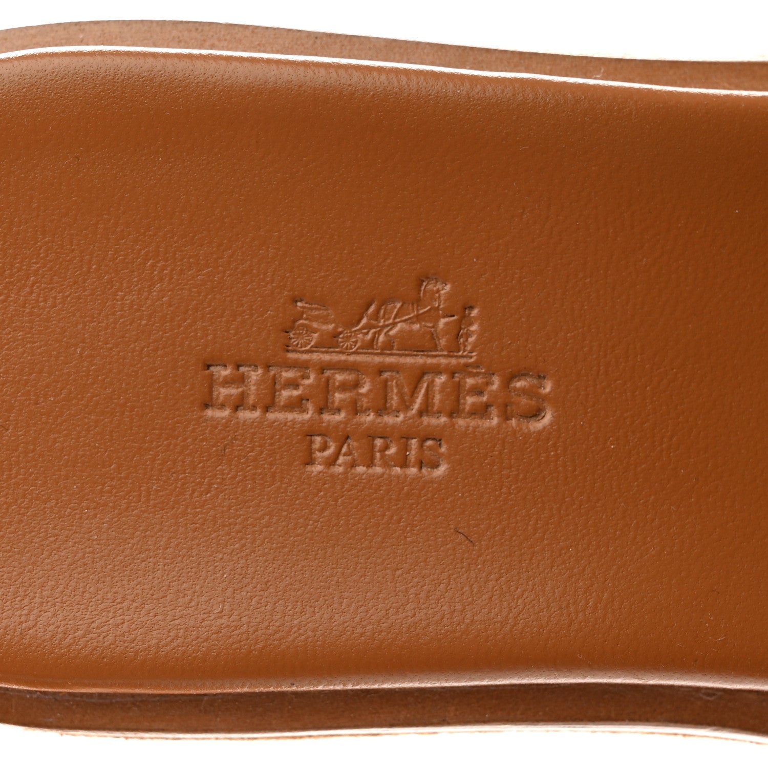 Hermes Calfskin Suede Eze 30 Sandals 36 Naturel 7 of 10