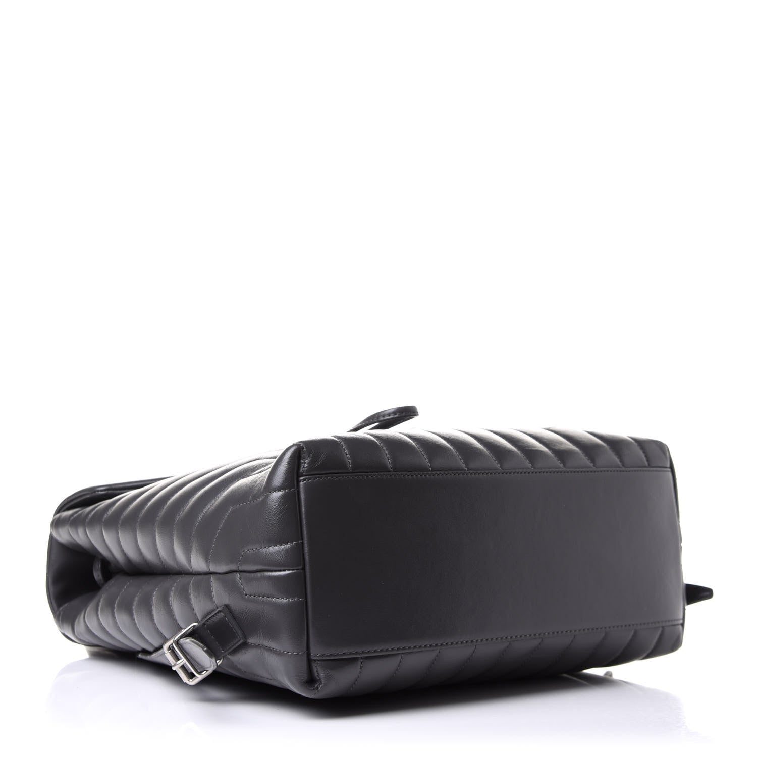 Saint Laurent Calfskin Y Quilted Monogram Medium Loulou Backpack Asphalt 4 of 11