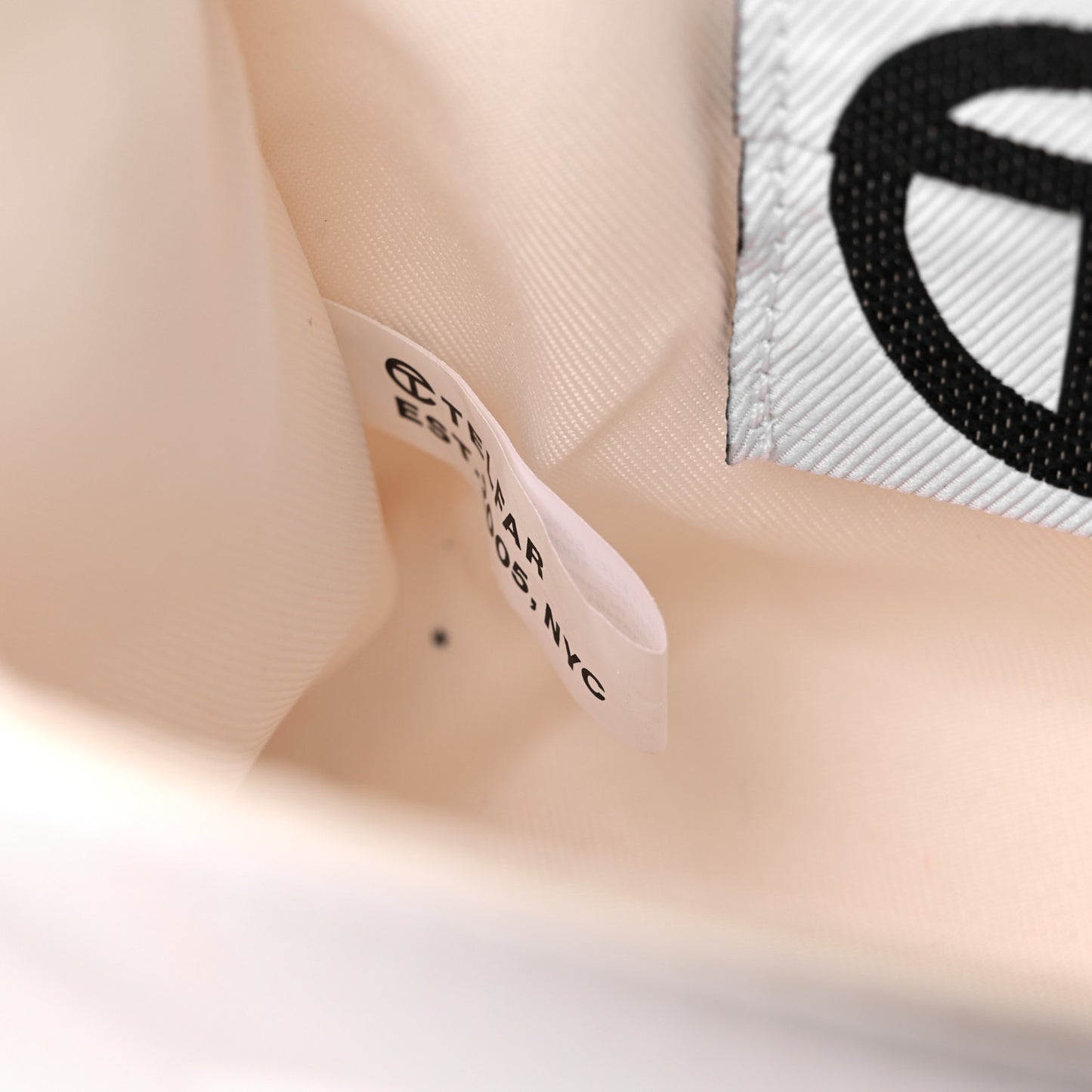 Vegan Leather Small Shopping Bag White