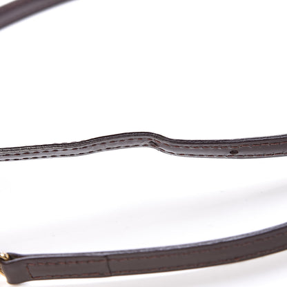 Louis Vuitton Calfskin 12mm Adjustable Shoulder Strap Brown 5 of 5