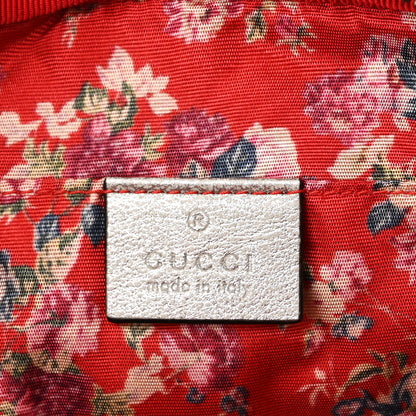 Gucci Laminated Nappa Trapuntata Small Zumi Shoulder Bag Rosso Marine Argento 6 of 10