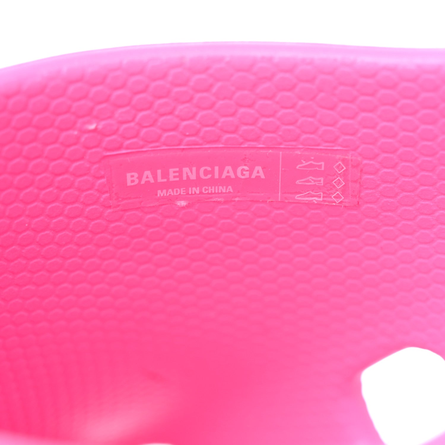 Balenciaga X CROCS Rubber Womens Pool Slides 38 Pink 9 of 10