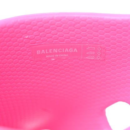 Balenciaga X CROCS Rubber Womens Pool Slides 38 Pink 9 of 10