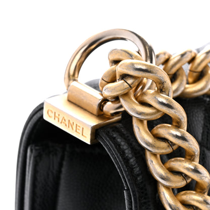 Chanel Caviar Quilted Small Boy Flap Black 11 of 14