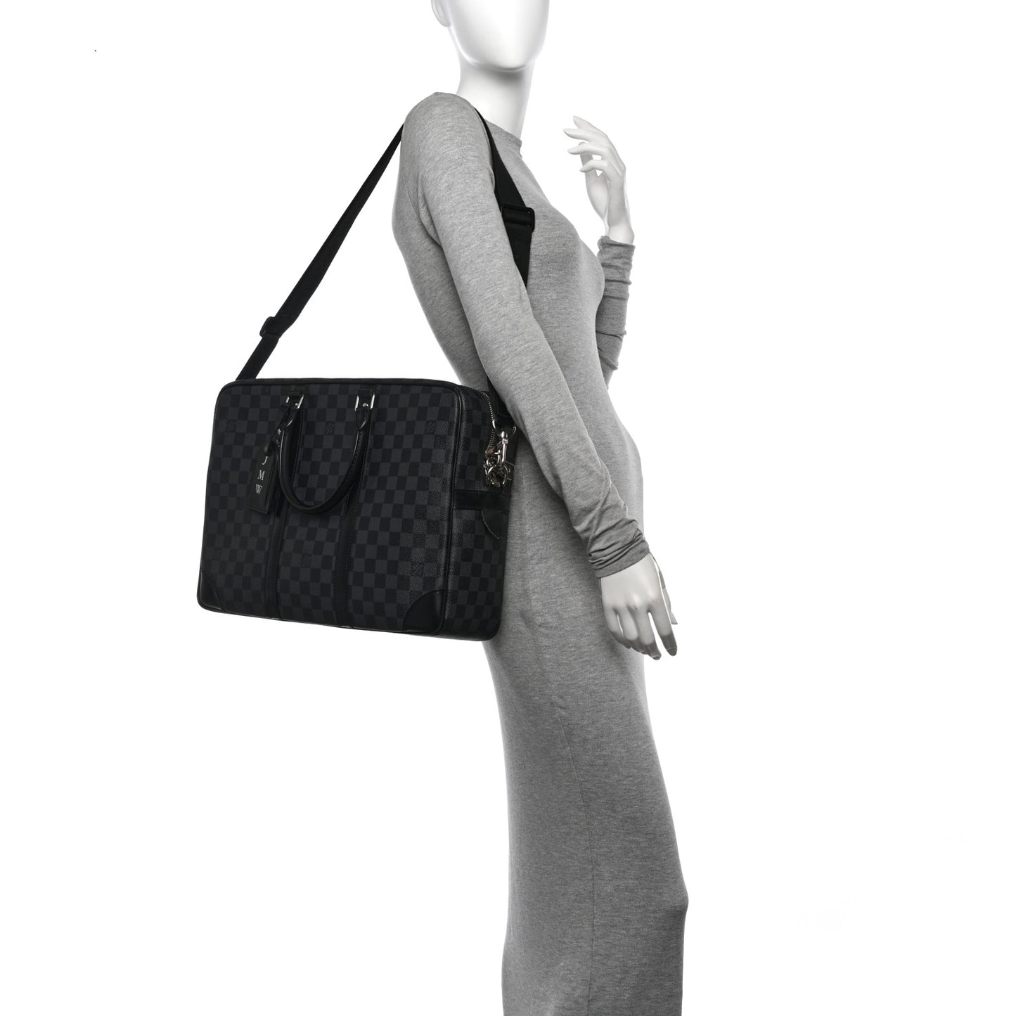 Damier Graphite Porte Documents Voyage PM