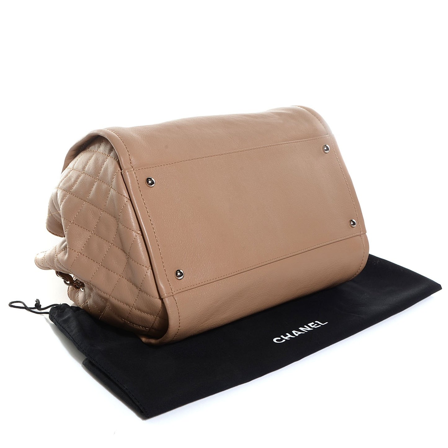 Calfskin Executive Large Bowler Dark Beige