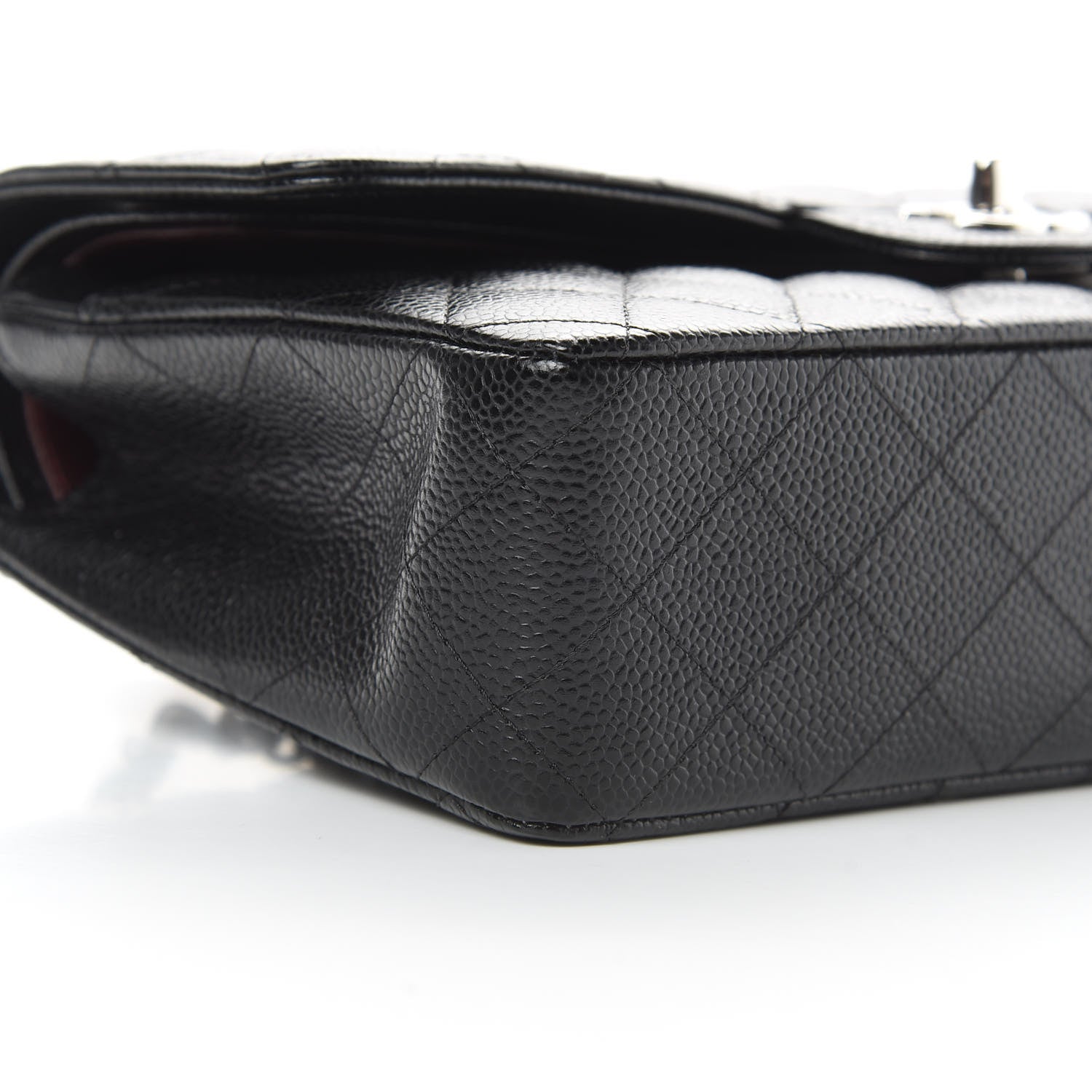 Chanel Caviar Quilted Medium Double Flap Black 9 of 11