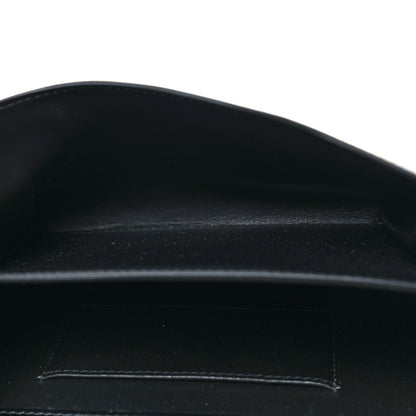 Prada City Calfskin Saffiano Envelope Flap With Chain Black 7 of 11