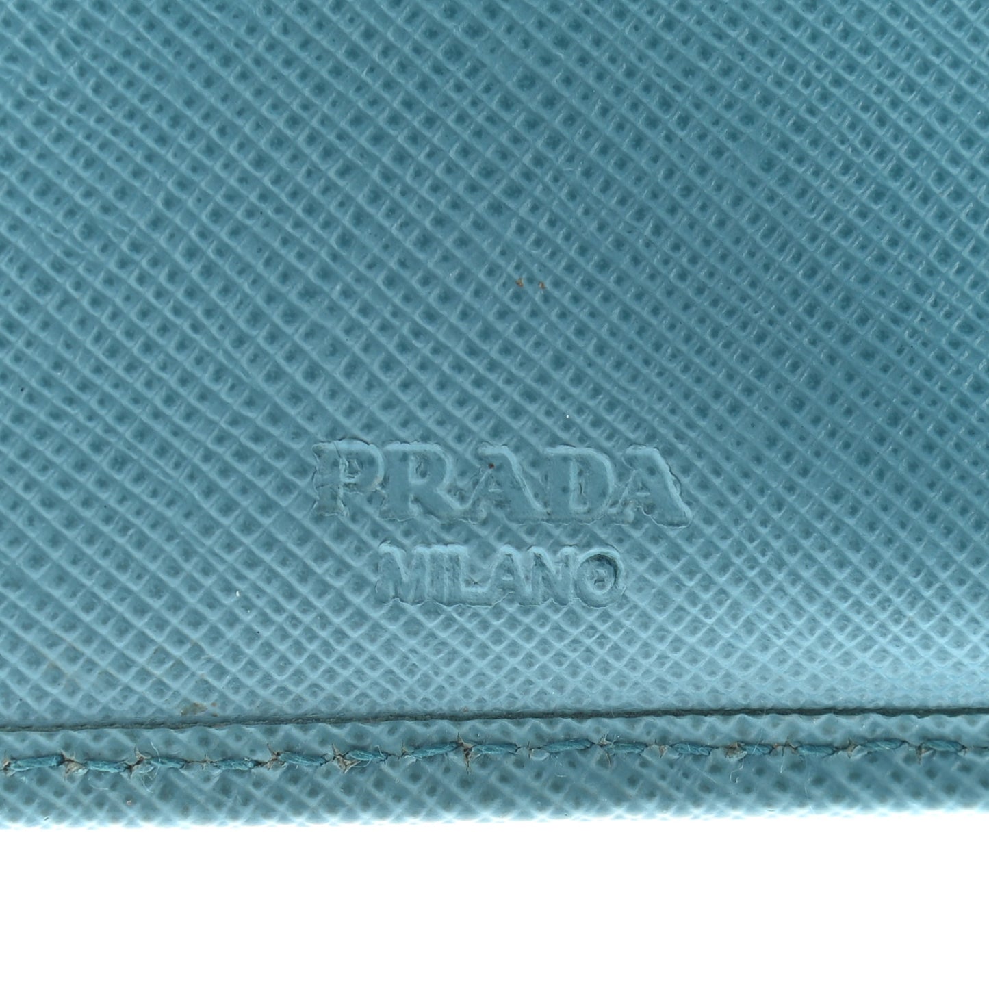 Saffiano Metal Continental Flap Wallet Turchese