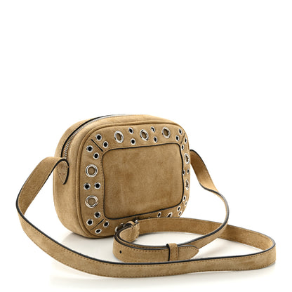 Valentino Garavani Suede Studded Nellcote Crossbody Bag Havana Beige 3 of 9