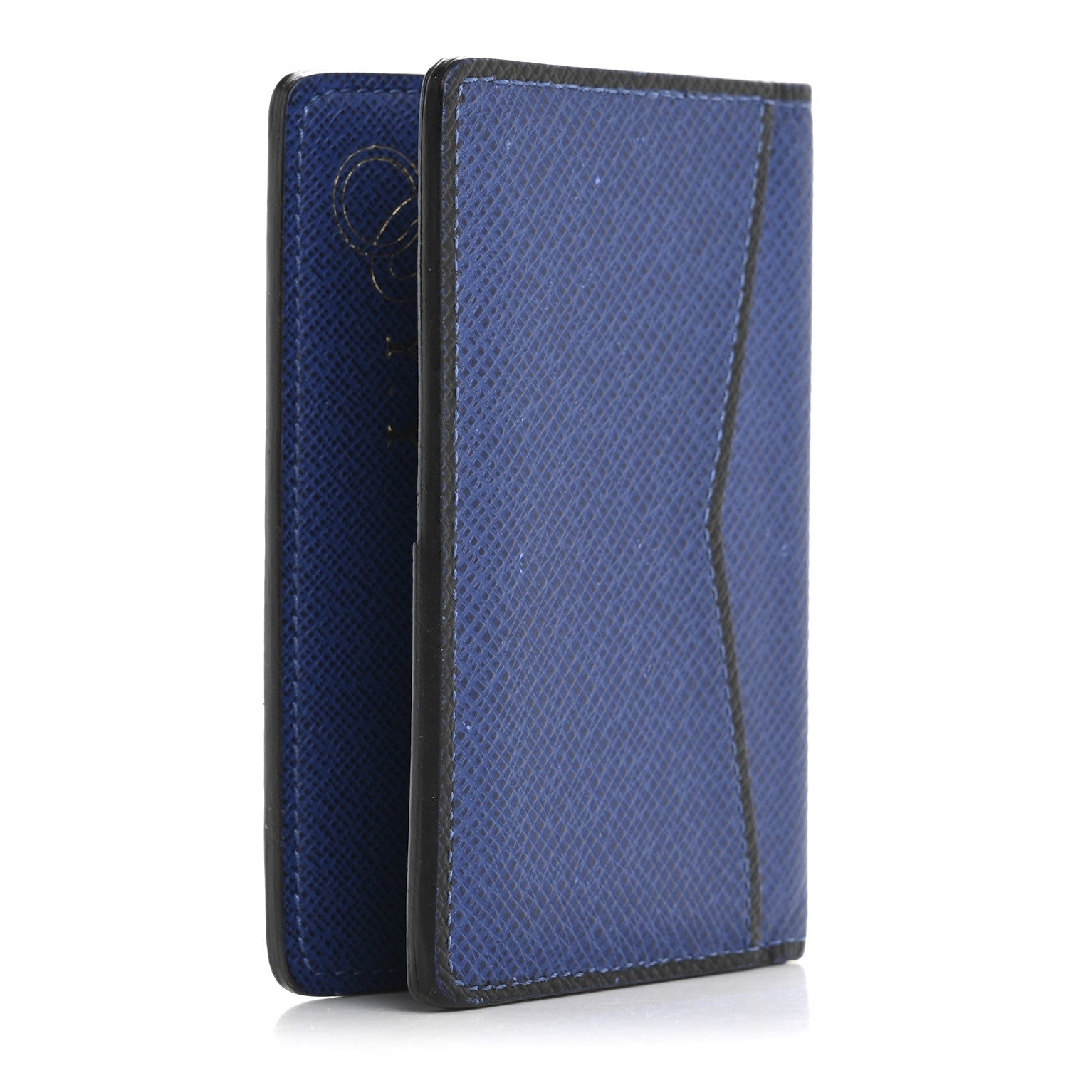 Louis Vuitton Taiga Pocket Organizer Blue Marine 3 of 11