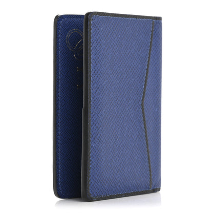 Louis Vuitton Taiga Pocket Organizer Blue Marine 3 of 11