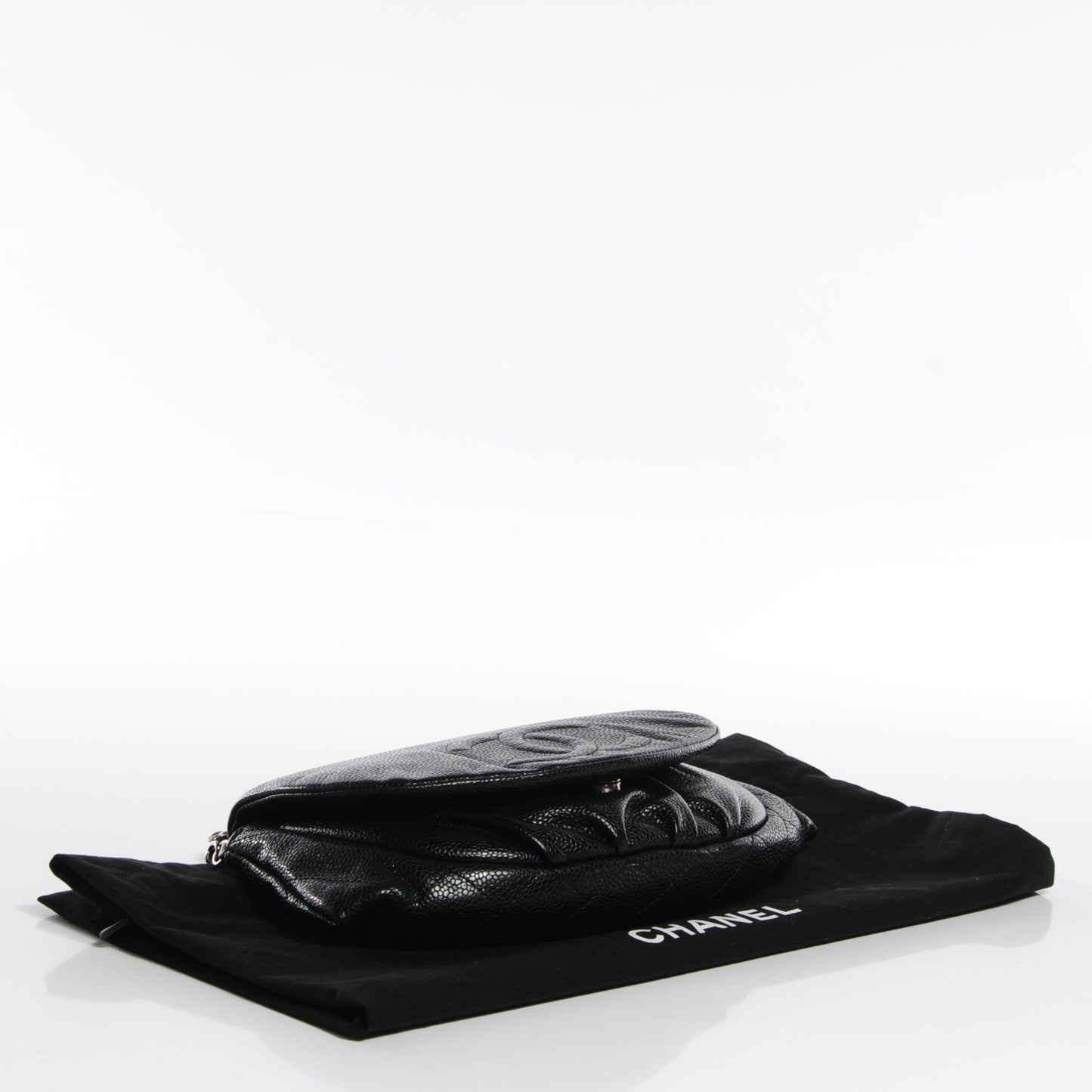 Caviar Half Moon Wallet On Chain WOC Black