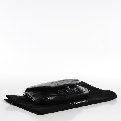 Chanel Caviar Half Moon Wallet On Chain WOC Black 4 of 8