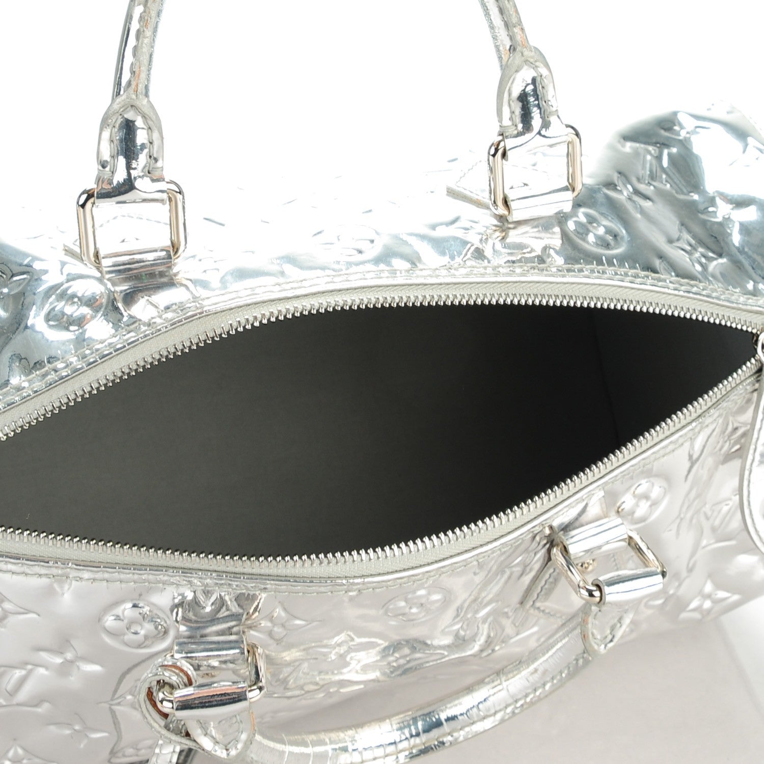 Louis Vuitton Monogram Miroir Speedy 30 Silver 5 of 7
