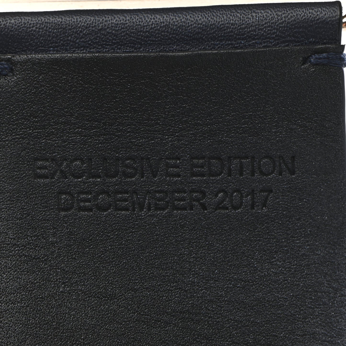 Calfskin CC Wide Cuff S Navy