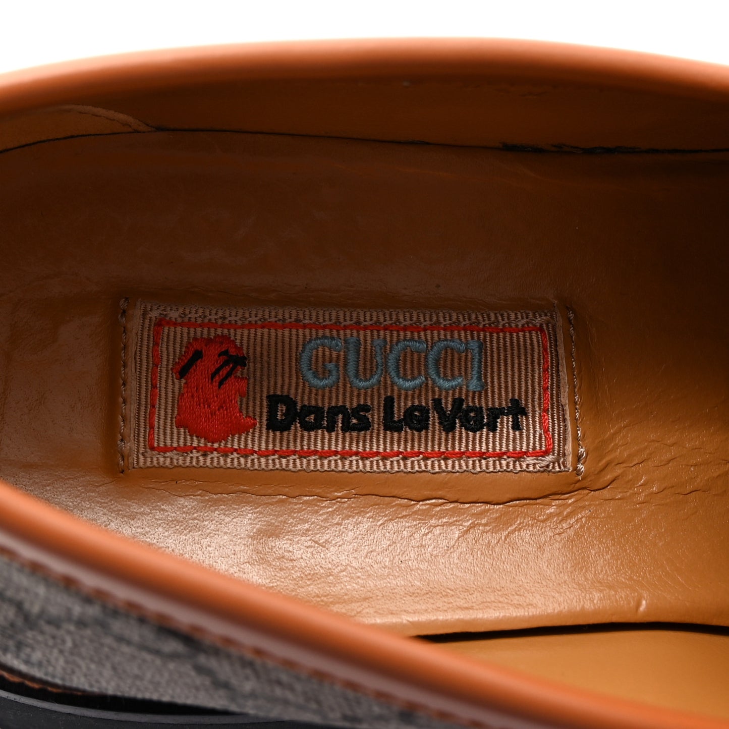 GG Supreme Monogram Cordovan Lux Womens Harald Horsebit 25mm Platform Loafers 39.5 Beige Ebony
