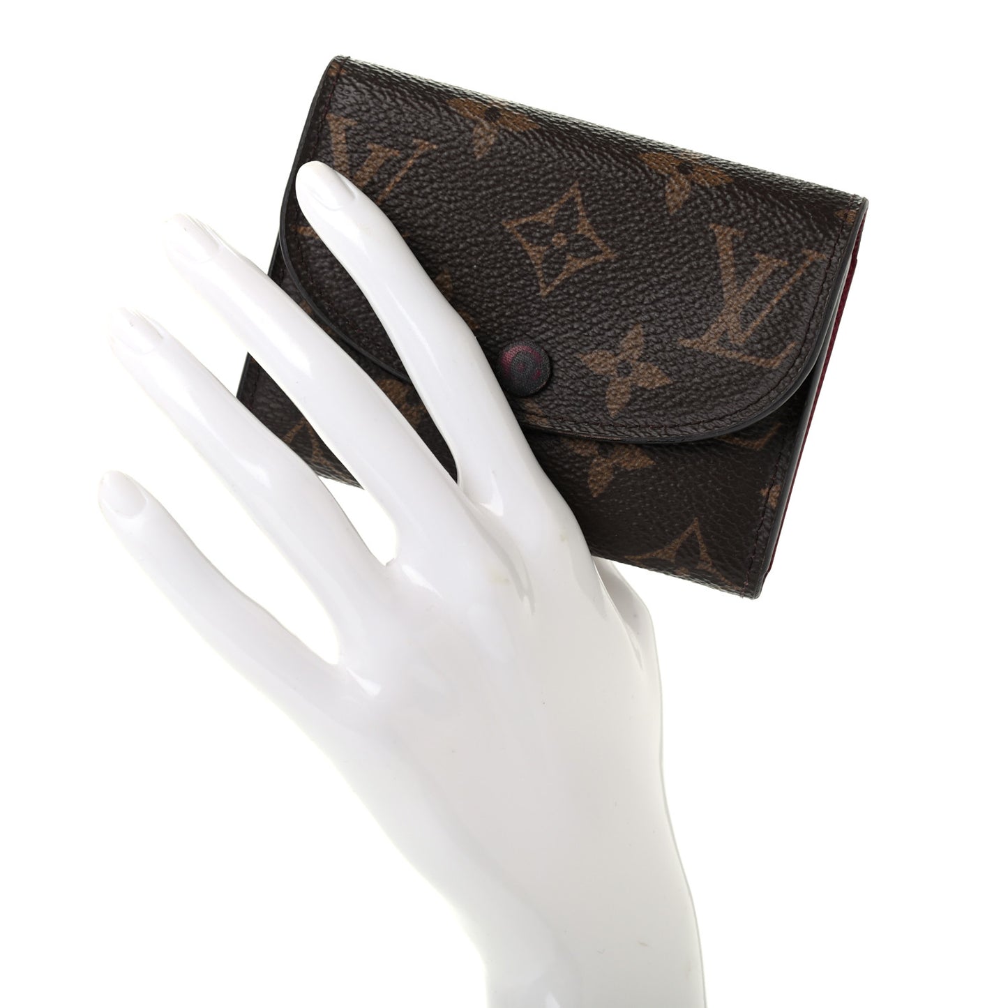 Monogram Rosalie Coin Purse Fuchsia