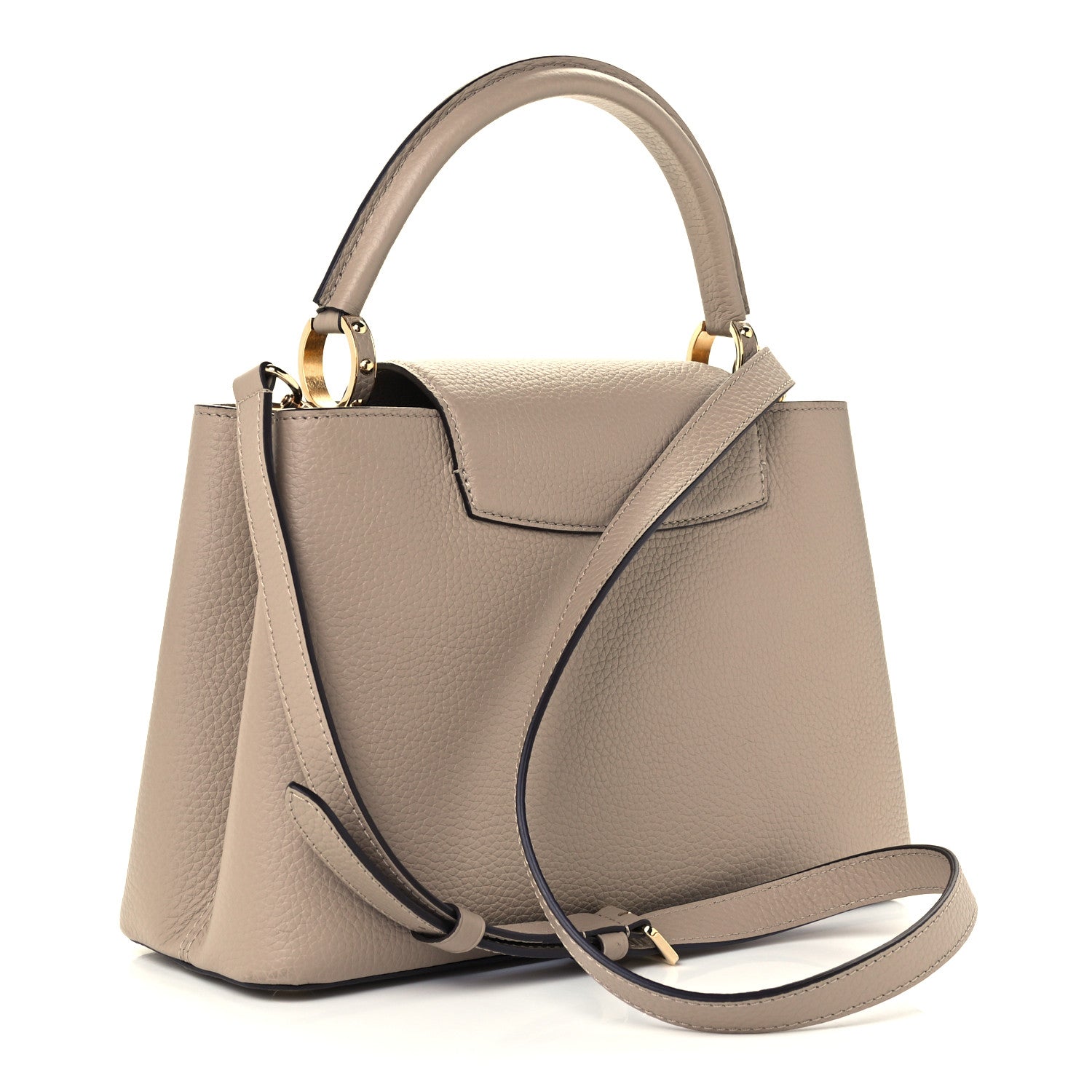 Louis Vuitton Taurillon Capucines MM Galet 3 of 17