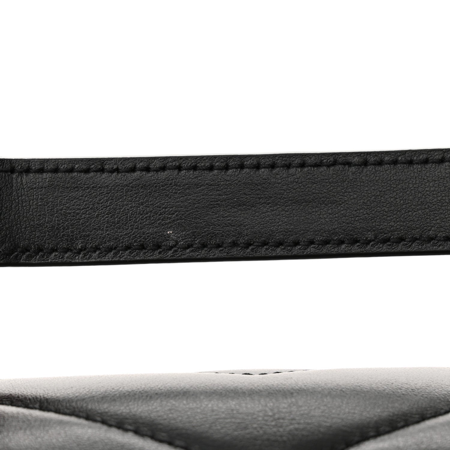 Saint Laurent SAINT LAURENT Calfskin Y Quilted Monogram Monochrome Small Loulou Chain Satchel Black 11 of 11