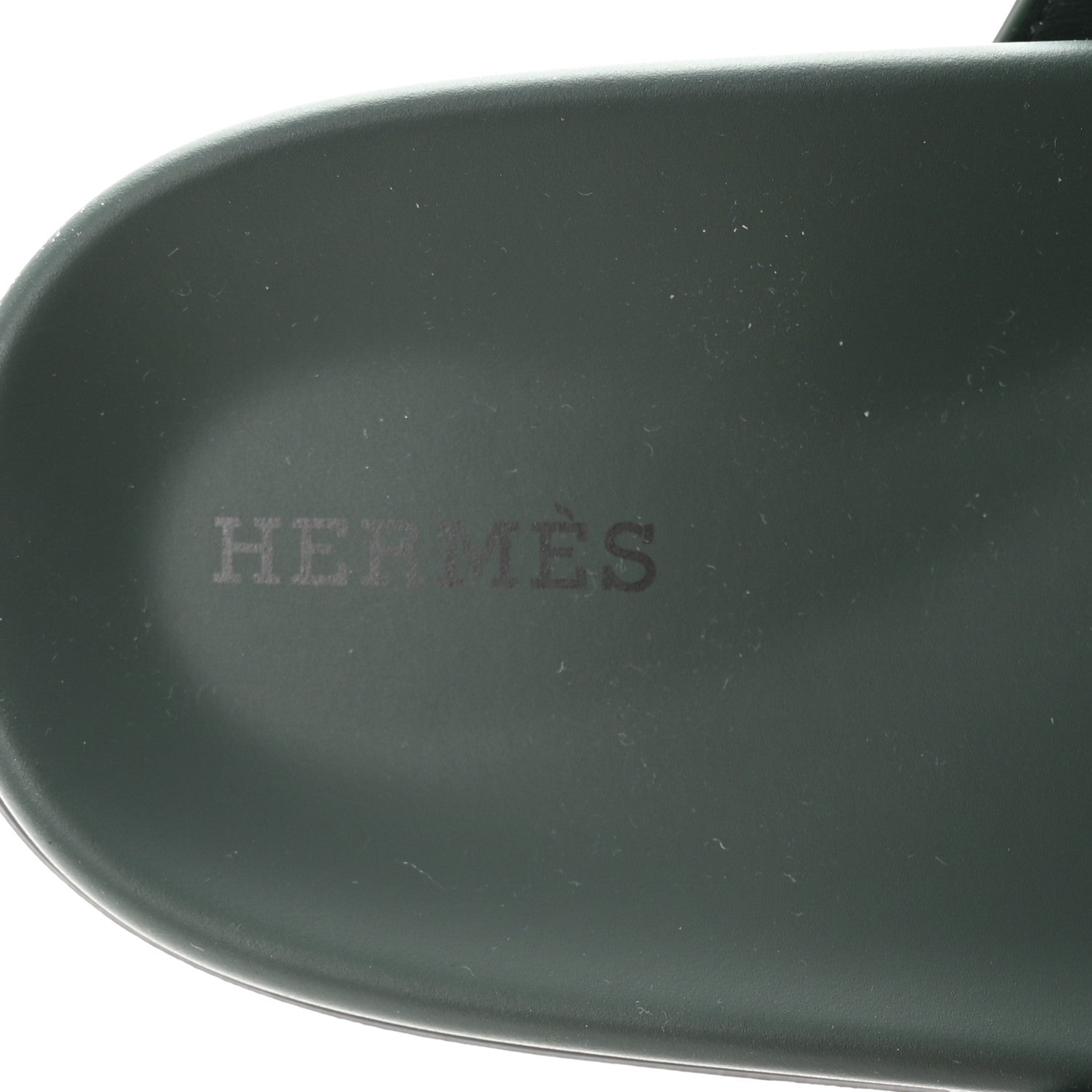 Hermes Calfskin Womens Chypre Sandals 40 Bleu Citadin Vert Bouteille 8 of 10