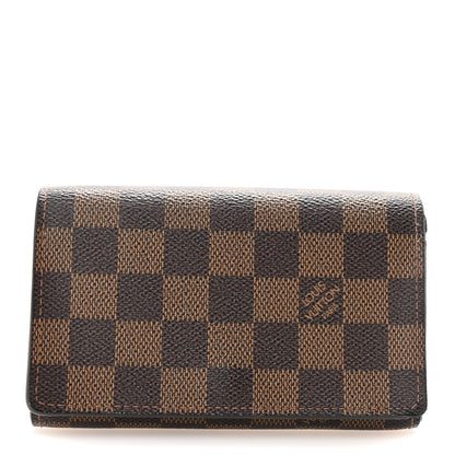 Louis Vuitton Damier Ebene Porte-Monnaie Billets Tresor Wallet 1 of 6